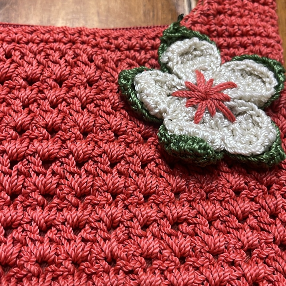 The Sak Crochet Bag/Pocketbook- burnt orange color - - Picture 3 of 7